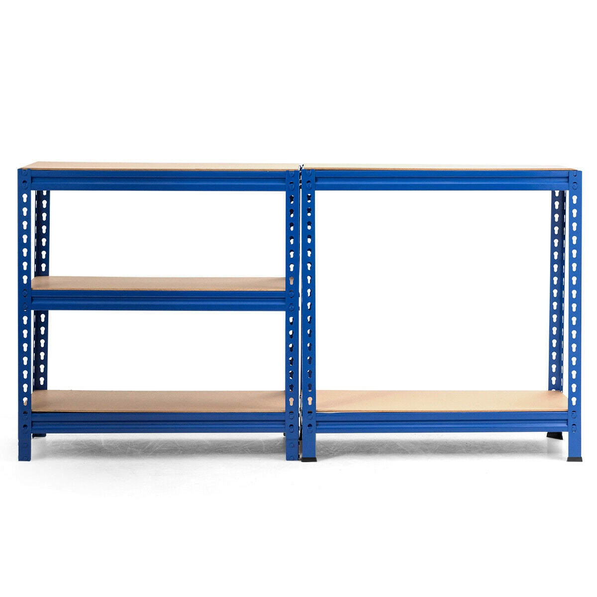 5-Tier Steel Shelving Unit Storage Shelves Heavy Duty Storage Rack-Blue