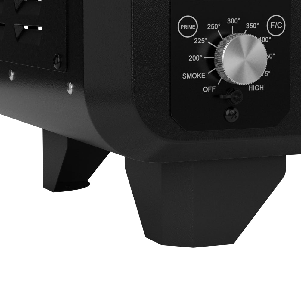 Outdoor Portable Tabletop Pellet Grill and Smoker with Digital Control System for BBQ-Black