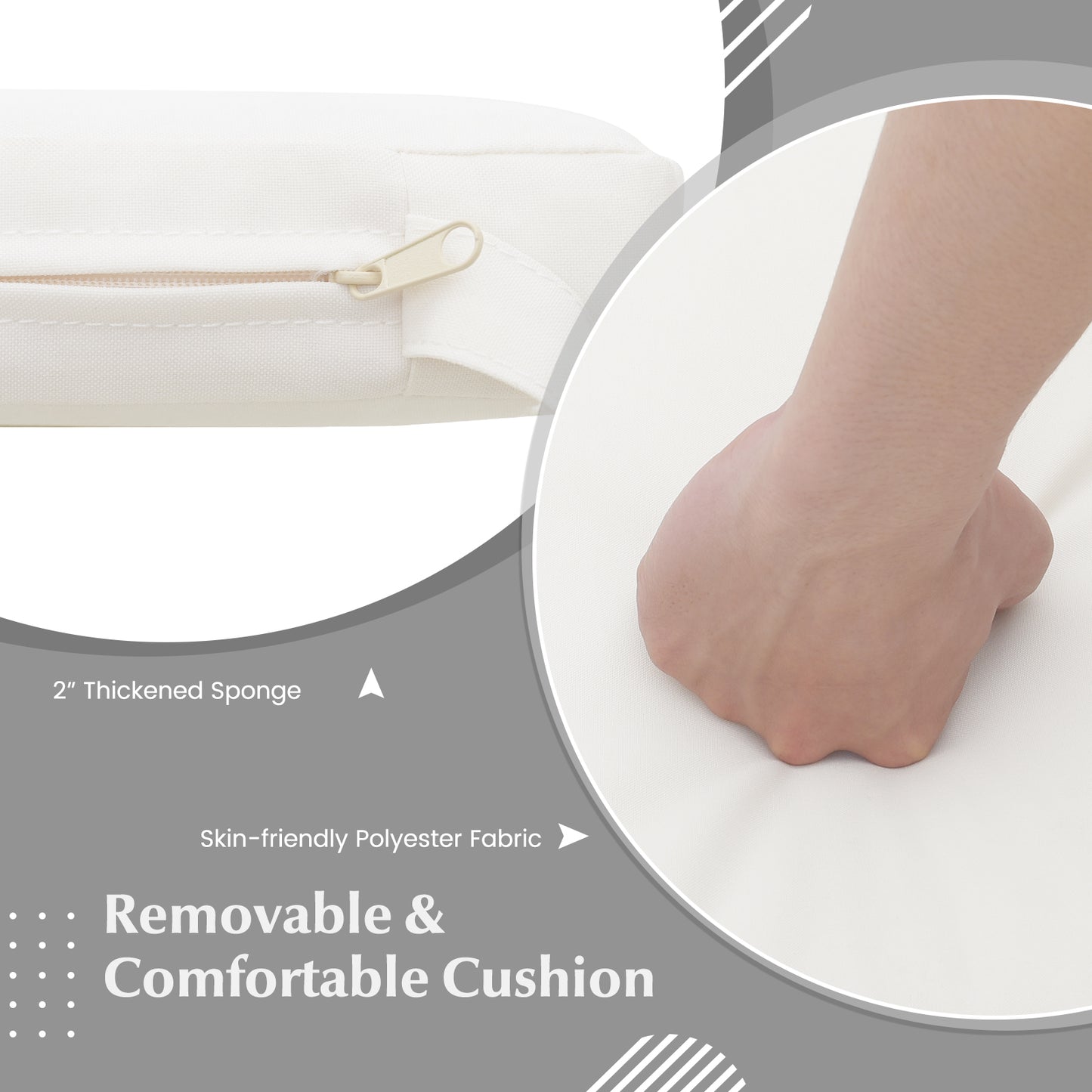 PE Wicker Patio Chairs Set of 2/4 with Cushions for Porch Deck Garden and Backyard-4 Pieces