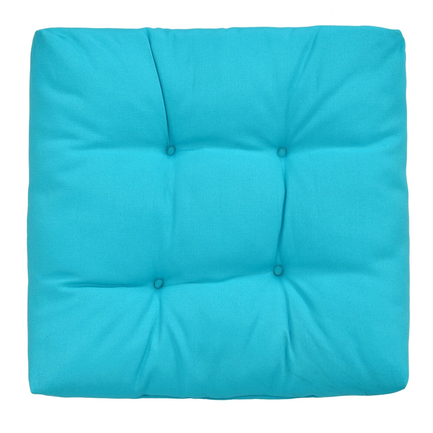 21 Inch x 21 Inch Patio Chair Seat Cushion Pads for Indoor and Outdoor-Turquoise