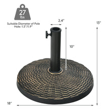 Load image into Gallery viewer, 27 lbs Patio Market Umbrella Base Stand
