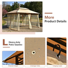 Load image into Gallery viewer, 10 Feet x 13 Feet Tent Canopy Shelter with Removable Netting Sidewall
