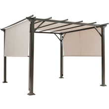 Load image into Gallery viewer, 10 x 10 Feet Metal Frame Patio Furniture Shelter-Beige
