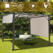 Load image into Gallery viewer, 10 x 10 Feet Metal Frame Patio Furniture Shelter-Beige
