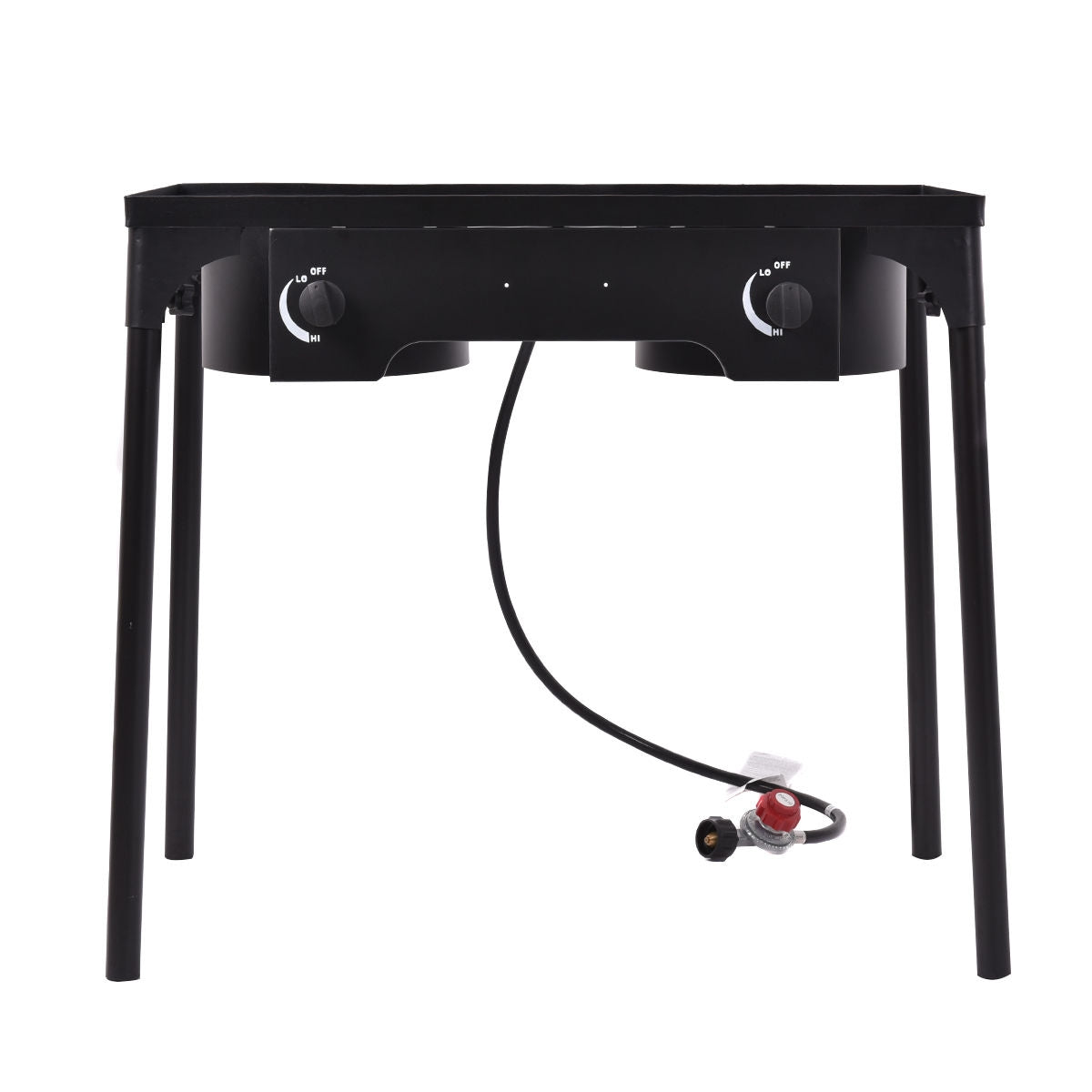 150 000 BTU Double Burner Outdoor Stove BBQ Grill