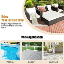 Load image into Gallery viewer, 5 Pieces Patio Cushioned Rattan Furniture Set
