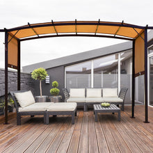 Load image into Gallery viewer, 12 x 9 Feet Outdoor Pergola Gazebo with Retractable Canopy Shades
