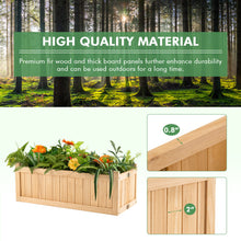 Load image into Gallery viewer, Folding Wooden Raised Garden Bed with Removable Bottom for Herbs Fruits Flowers
