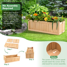 Load image into Gallery viewer, Folding Wooden Raised Garden Bed with Removable Bottom for Herbs Fruits Flowers
