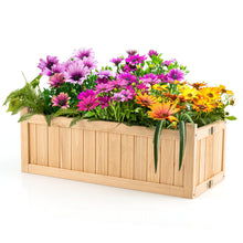 Load image into Gallery viewer, Folding Wooden Raised Garden Bed with Removable Bottom for Herbs Fruits Flowers
