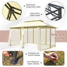 Load image into Gallery viewer, 10 Feet x 13 Feet Tent Canopy Shelter with Removable Netting Sidewall
