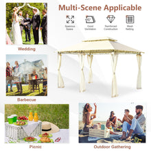 Load image into Gallery viewer, 10 Feet x 13 Feet Tent Canopy Shelter with Removable Netting Sidewall
