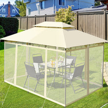 Load image into Gallery viewer, 10 Feet x 13 Feet Tent Canopy Shelter with Removable Netting Sidewall
