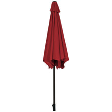 Load image into Gallery viewer, 9ft Patio Market Table Umbrella with Push Button Tilt and Crank
