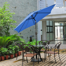 Load image into Gallery viewer, 9ft Patio Market Table Umbrella with Push Button Tilt and Crank
