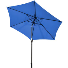 Load image into Gallery viewer, 9ft Patio Market Table Umbrella with Push Button Tilt and Crank
