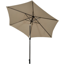 Load image into Gallery viewer, 9ft Patio Market Table Umbrella with Push Button Tilt and Crank
