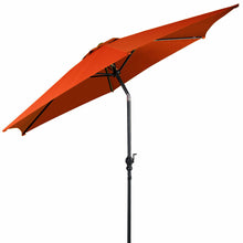 Load image into Gallery viewer, 9ft Patio Market Table Umbrella with Push Button Tilt and Crank
