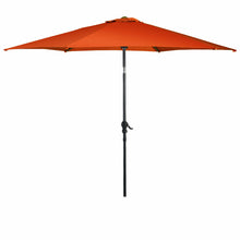 Load image into Gallery viewer, 9ft Patio Market Table Umbrella with Push Button Tilt and Crank
