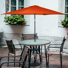 Load image into Gallery viewer, 9ft Patio Market Table Umbrella with Push Button Tilt and Crank
