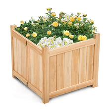 Load image into Gallery viewer, Foldable Flower Bed with Drainage Hole and Base
