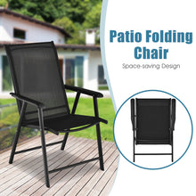 Load image into Gallery viewer, 4-Pack Patio Folding Chairs Portable for Outdoor Camping
