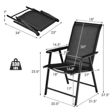 Load image into Gallery viewer, 4-Pack Patio Folding Chairs Portable for Outdoor Camping
