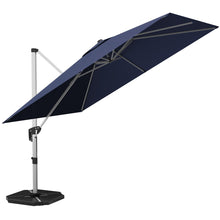 Load image into Gallery viewer, 10 Feet 360° Tilt Aluminum Square Patio Umbrella without Weight Base
