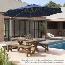 Load image into Gallery viewer, 11 FT Outdoor Patio Umbrella with 360° Rotation and Adjustable Tilt
