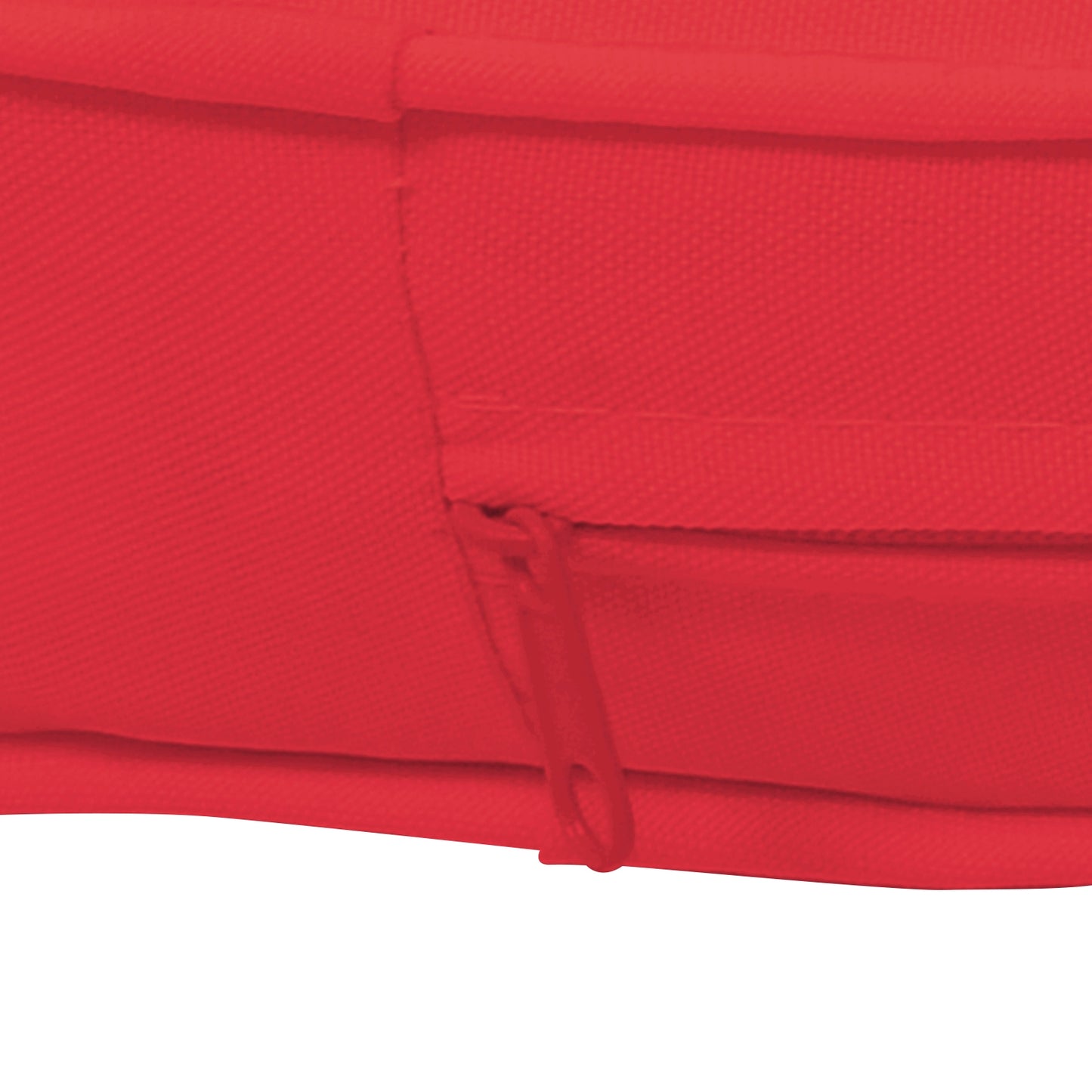 5 Pieces Patio Rattan Furniture with 2 Ottomans and Tempered Glass Coffee Table-Red