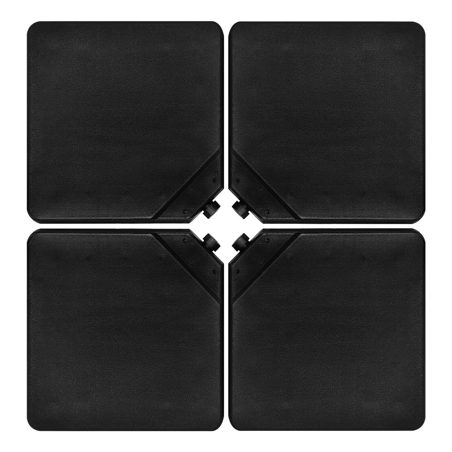 4 Pieces 13L Cantilever Offset Patio Umbrella Base with Easy-Fill Spouts
