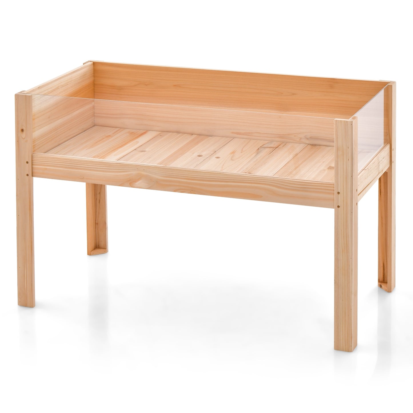 30/47 Inch Wooden Raised Garden Bed-L