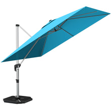 Load image into Gallery viewer, 10 Feet 360° Tilt Aluminum Square Patio Umbrella without Weight Base
